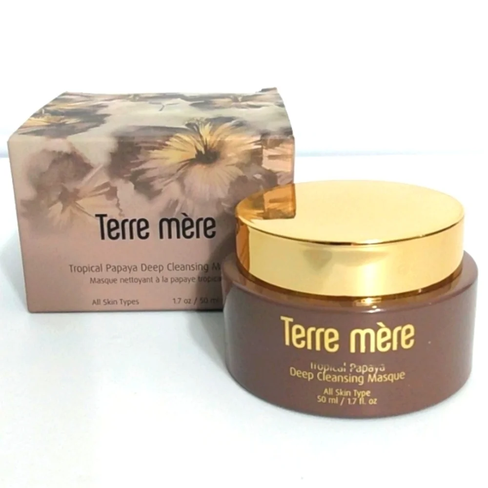 TERRE MERE TROPICAL PAPAYA ALL SKIN TYPES DEEP CLEANING MASQUE SIZE 1.7oz NWT